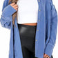 Free People - Baby Cord Button Down Shirt Jacket