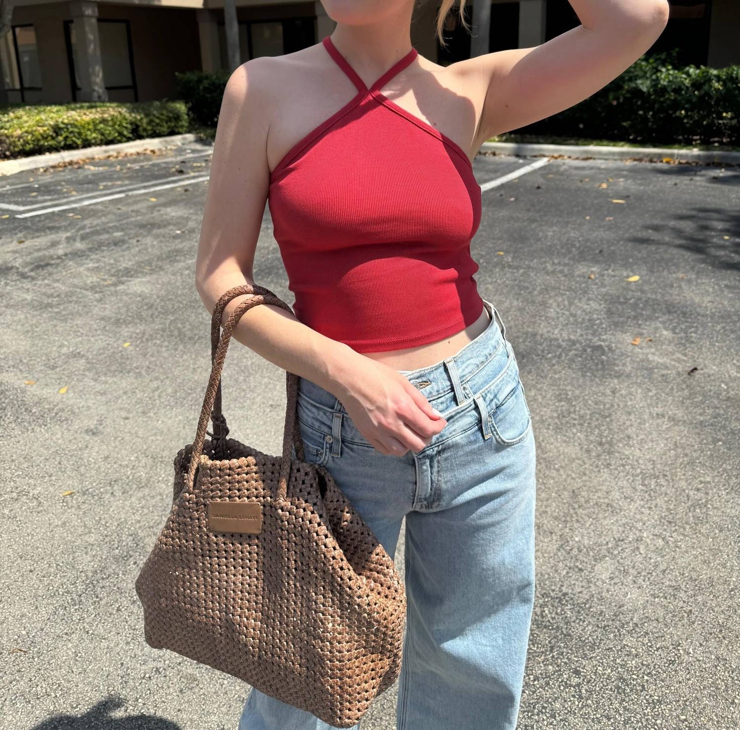Enza Costa - Cropped Halter Tank