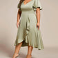 Ever-Pretty - Elegant Satin Midi Dress