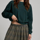 Asher - Scarlet Plaid Midi Skirt