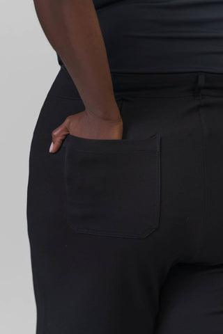 Lysse - Erin High Waist Wide Leg Ponte Pant - Plus Size