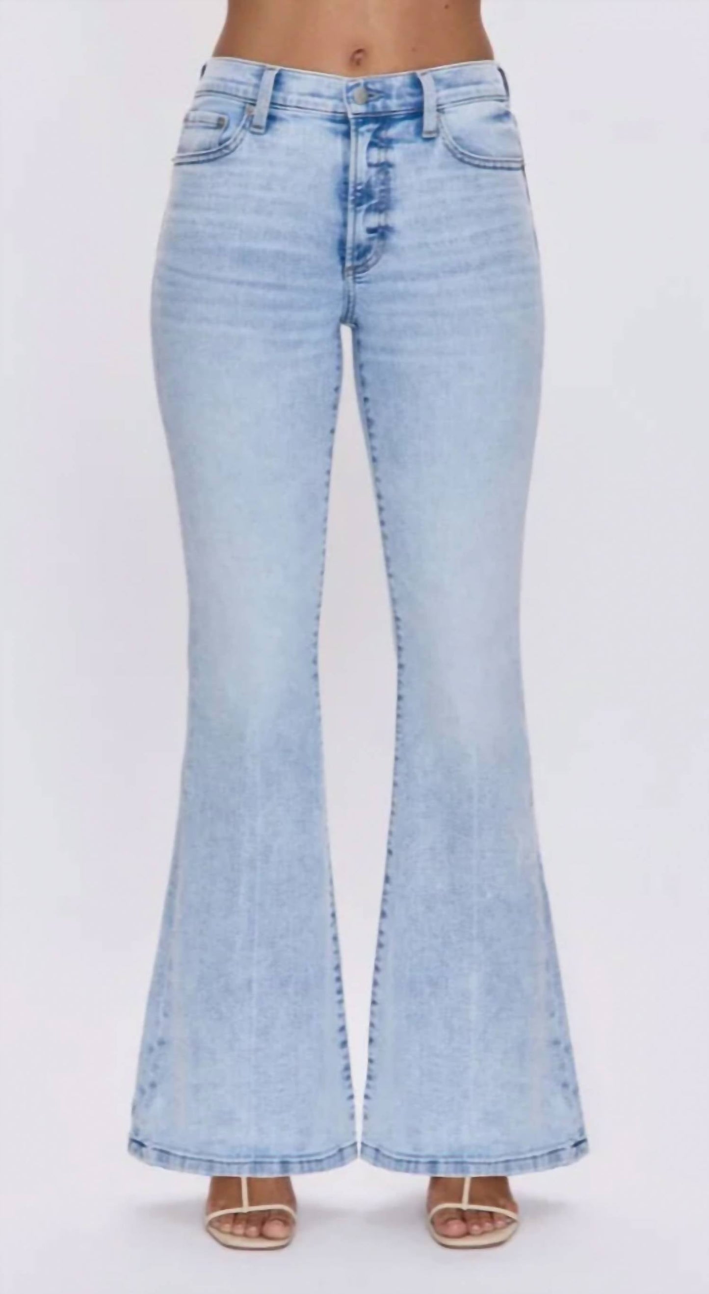 Pistola - KINSLEY MID RISE ULTRA FLARE JEANS