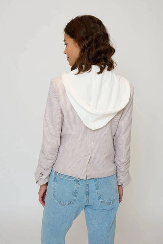 Central Park West - Alina Khaki Blazer with Insert