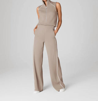 Spanx - Airessentials Airpique Sleeveless Mockneck Jumpsuit