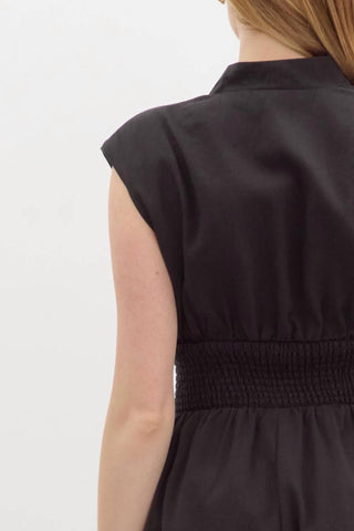 Entro - Sleeveless Zip Front Jumpsuit