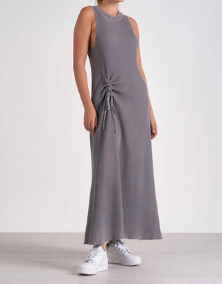 Elan - Maxi Sleeveless Cinched Waist Dress