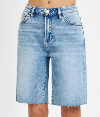 Risen - Mid Rise Bermuda Shorts
