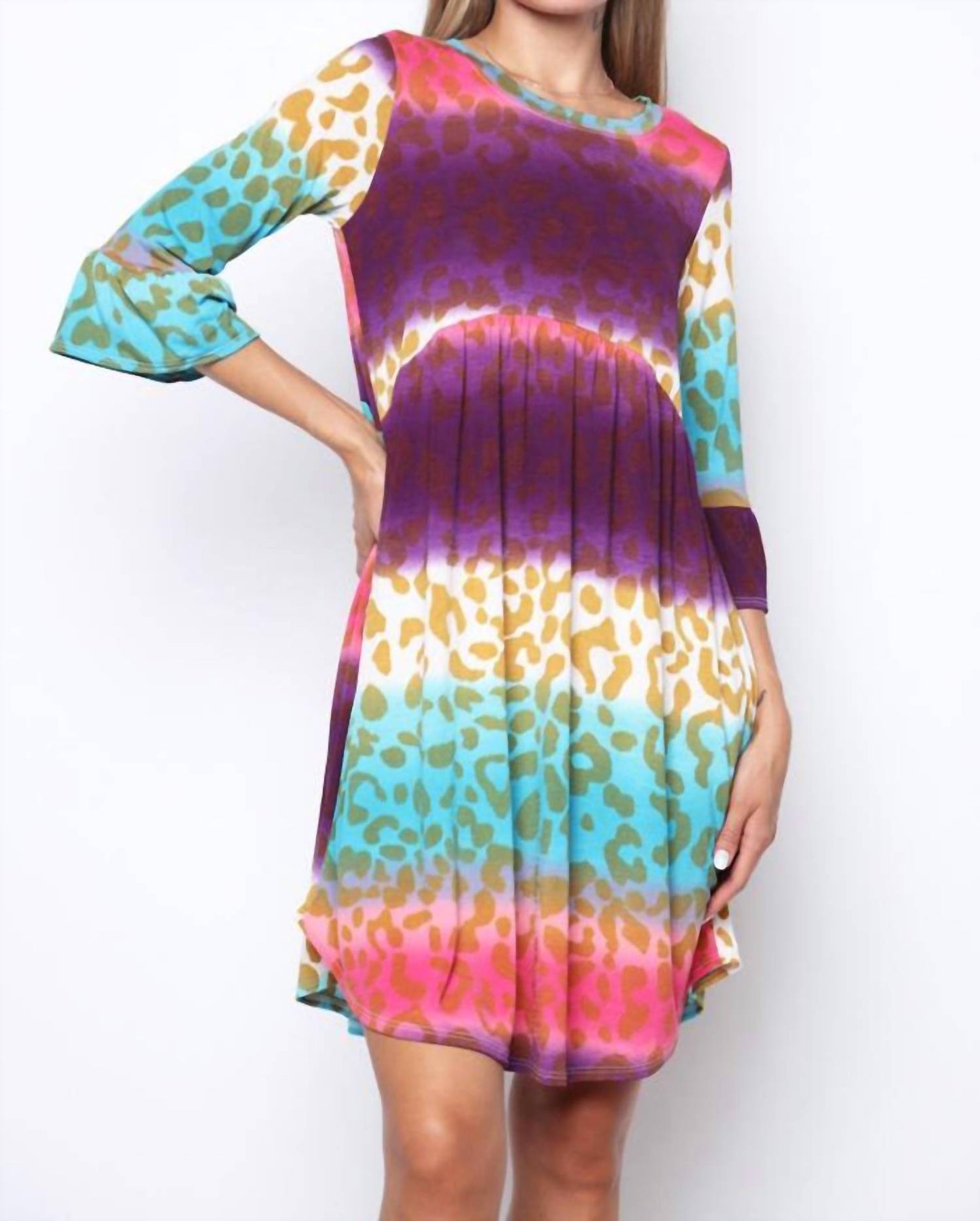 Collective Rack - Ombre Leopard Dress