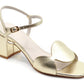 Koko + Palenki - Women's Metallic Leather Sphere Heels
