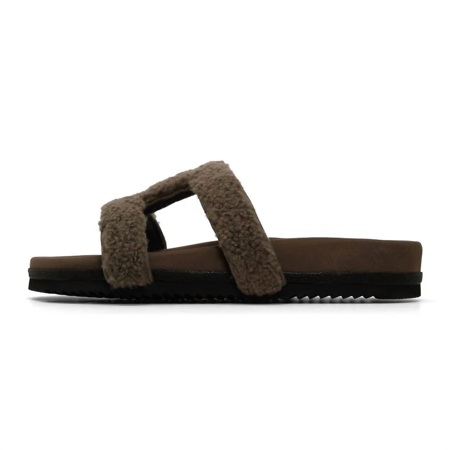 Roam - Women's Fuzzy Cuffs Sandal Faux Shearling
