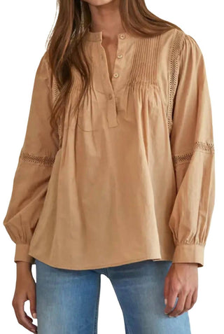 By Together - Woven Cotton Long Sleeve Shirt