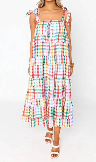 Buddylove - Landon Tie-shoulder Maxi Dress