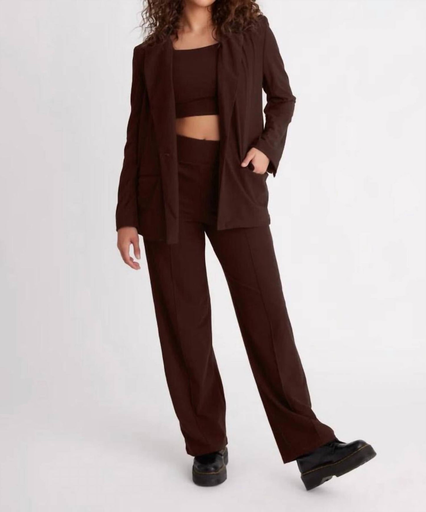 Wolven - Structured Shoulders Blazer