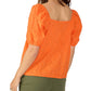 Sanctuary - Bubble Sleeve Button Down Blouse