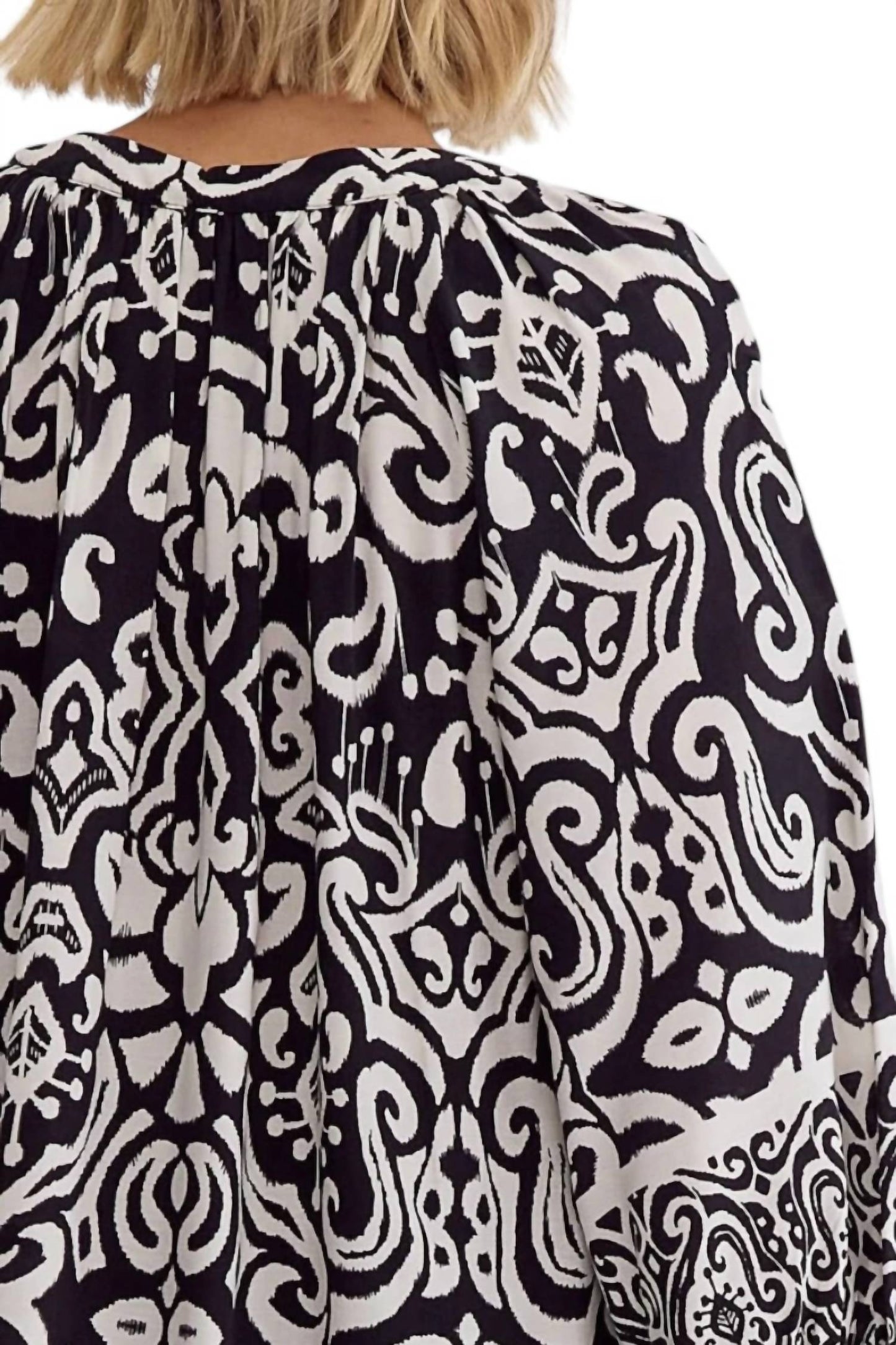 Entro - Renee Paisley Print 3/4 Sleeve Tunic