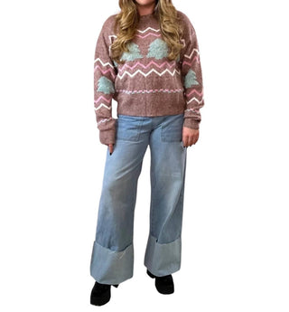 Adora - Fluffy Christmas Tree Sweater