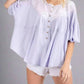 143 Story - Embroidered Dolman Top