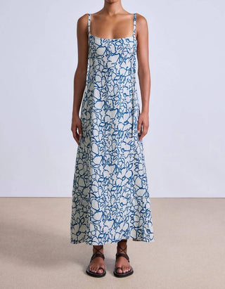 Apiece Apart - Lace Floral Flax Viviana Tank Maxi Dress