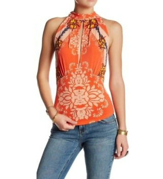 Free People - Cherry on Printed Top