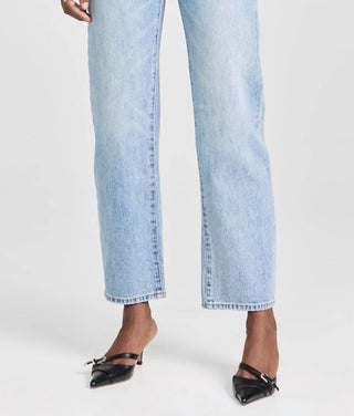 Pistola - Lexi Mid Rise Bowed Straight Leg Jeans