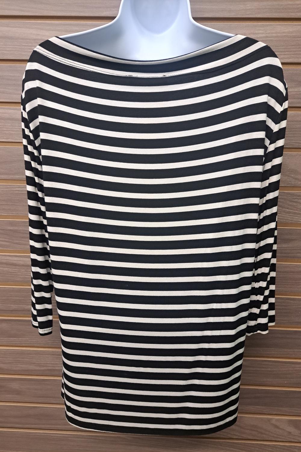 A.Gain - Women's Boat Neck Striped Top