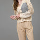 Blu Pepper - V Neck Patchwork Cardigan