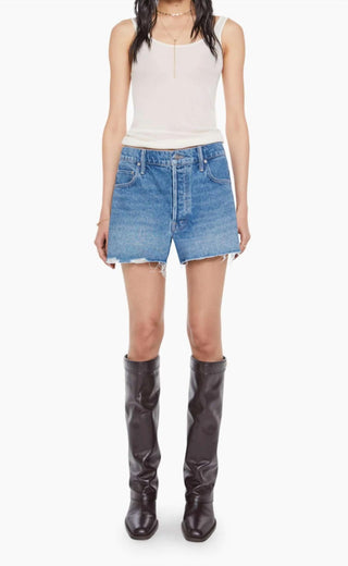 Mother - The Main Course Fray Denim Shorts