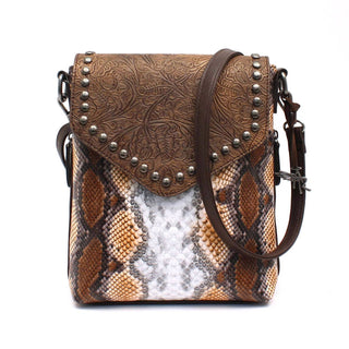 M&F Western - Women's Python Concealed Carry Messenger Bag