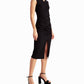 Nicole Miller - Ella Crepe Ruched Midi Dress