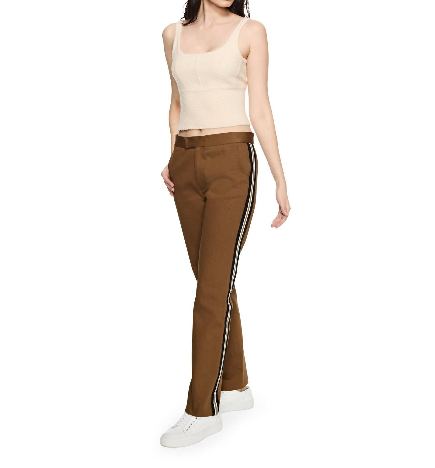 On This Day - Tuxedo Pants With Side Tape Detail