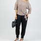 Oui - Women's Lurex Tie Top