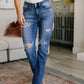 Judy Blue - Destroyed Straight Jeans