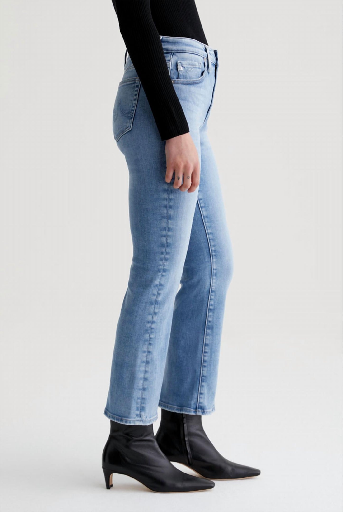 Ag Jeans - Farrah Boot Crop Mid Rise Fit Jean