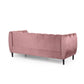 Miranda Modern Glam Velvet 3 Seater Sofa