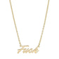 Eklexic - Women's F*ck Necklace