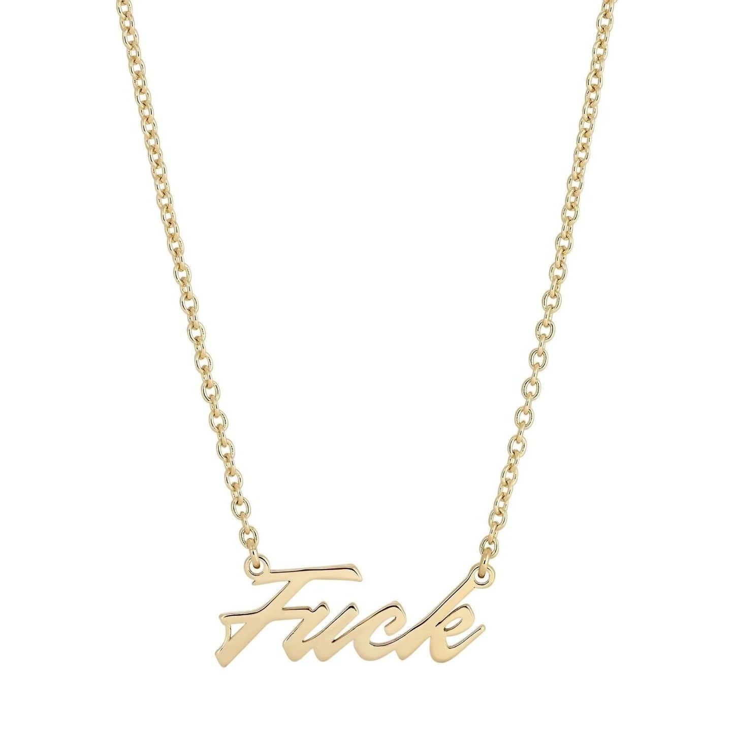 Eklexic - Women's F*ck Necklace
