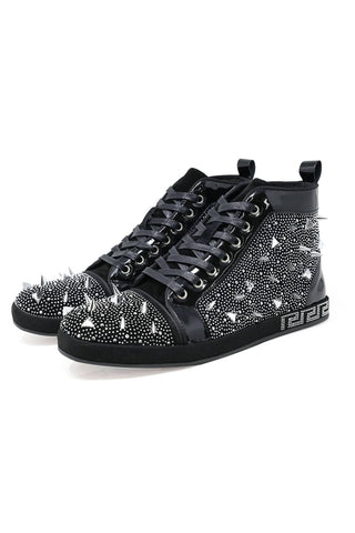 Barabas - Men's Show Stopper Spike High Top Sneakers
