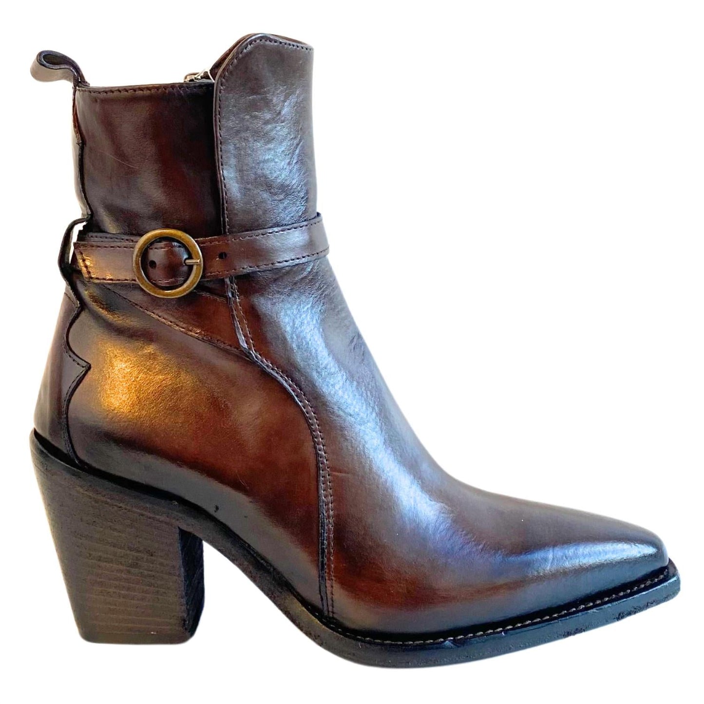 Jo Ghost - Diver Heeled Ankle Boot