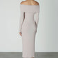 Enza Costa - SWEATER KNIT OFF SHOULDER DRESS
