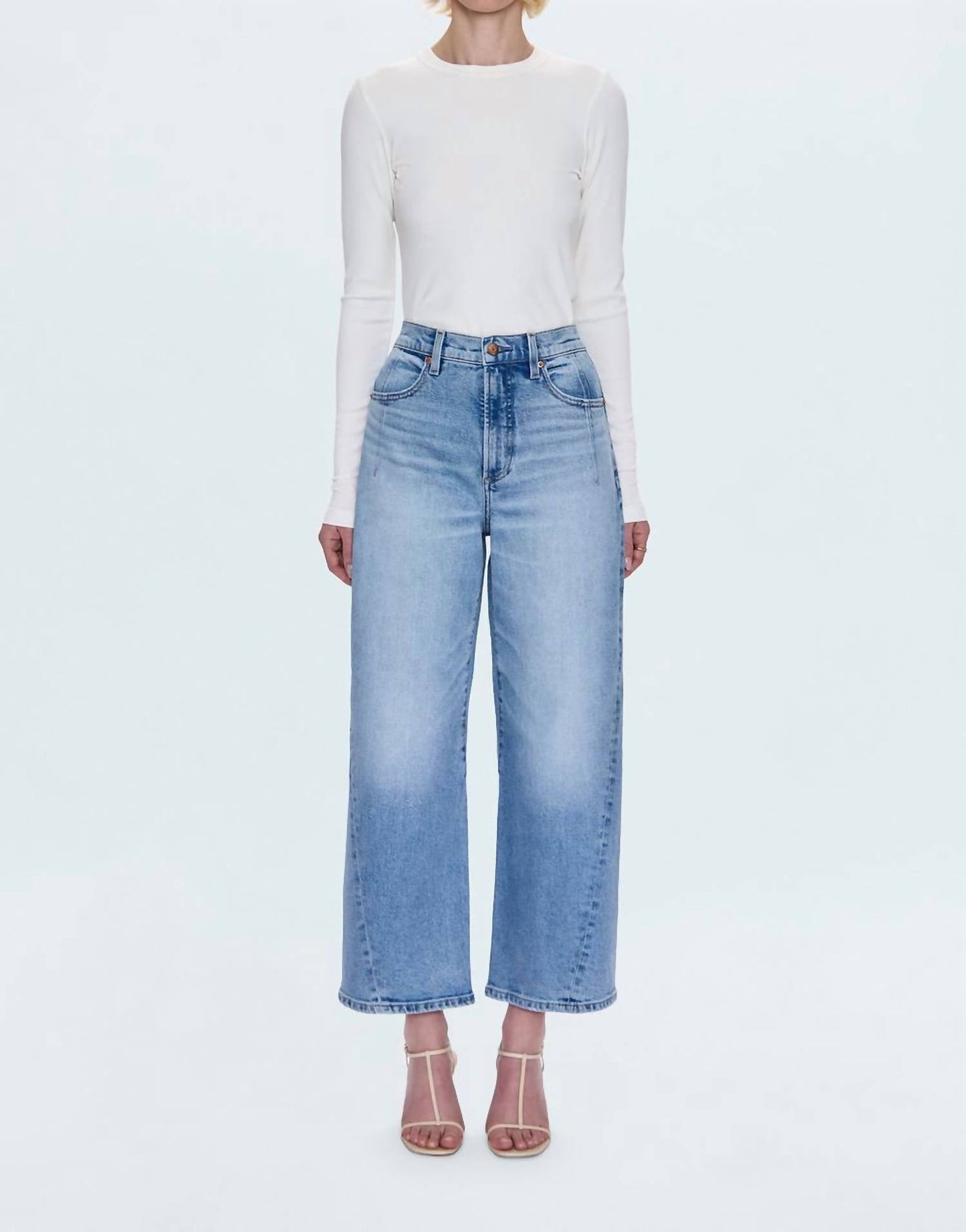 Pistola - Kyra High Rise Bowed Ankle Jeans