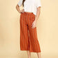 Bebop - High Waist Cropped Striped Pants