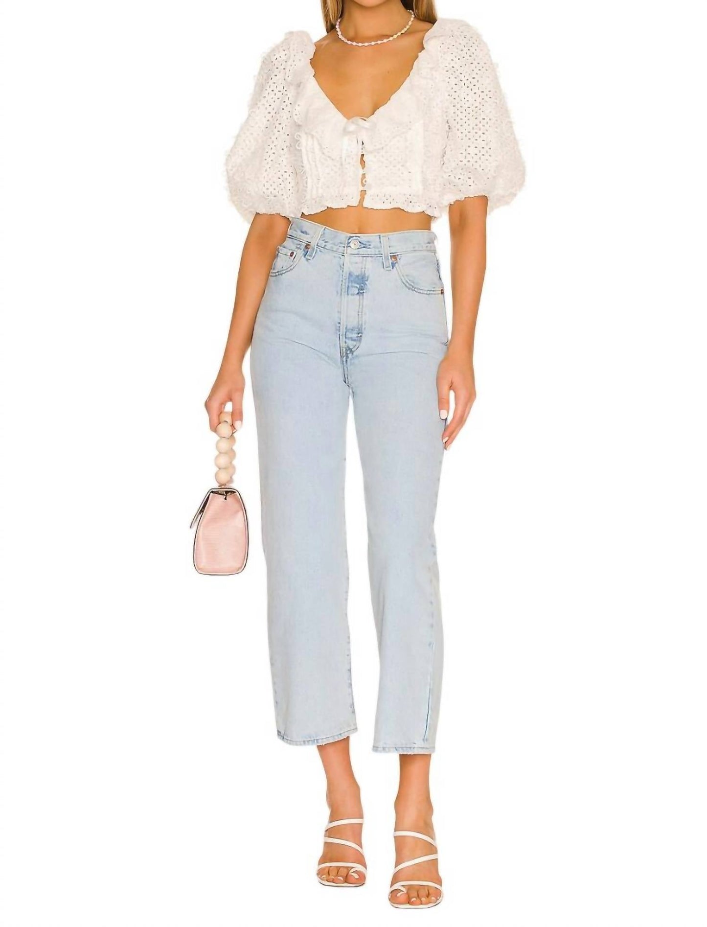For Love & Lemons - Cassie Crop Top