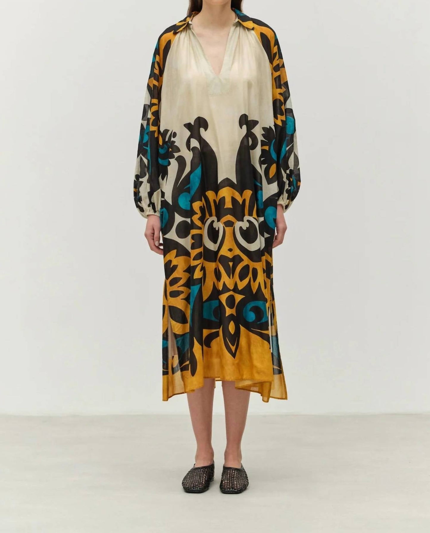 Devotion Twins - Chirpy Long Sleeve Maxi Dress