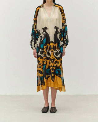 Devotion Twins - Chirpy Long Sleeve Maxi Dress