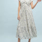 Daisy - Esther Floral Cinched Midi Dress