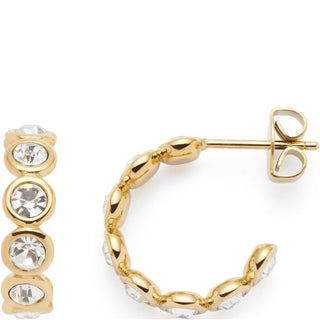 Allyanna Gifts - Women's Moissanite Bubble Open Hoop Post Earrings