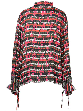 Emily Lovelock - Esther Hearts Print Blouse