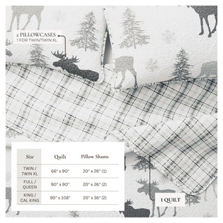 3-Piece Lodge Quilt - Wilderness Collection