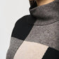 Joseph Ribkoff - Color Block Pullover Mockneck Sweater