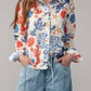 Bella Closet - Ocean Shell & Lobster Button Shirt